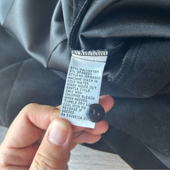 Vintage Alia Black Sequins Beads Accents Faux Suede Jacket - Picture 12 of 15